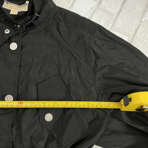 Michael Kors Black Hooded Utility Jacket - Picture 5 of 5